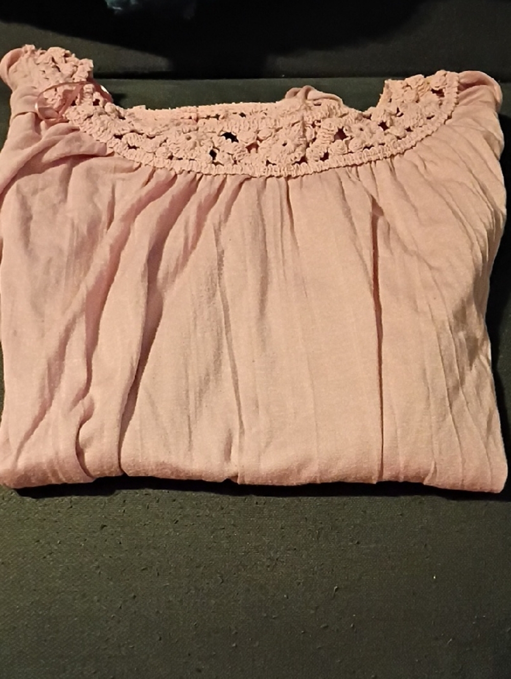 Women’s Crochet-Trim Camisole — Blush Pink